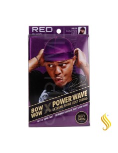 Red Kiss Power Wave Extreme Silky Durag Purple Capa De Cabello